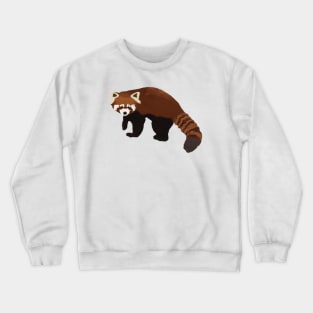 Red Panda Crawling Crewneck Sweatshirt